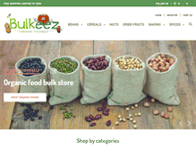 Tablet Screenshot of bulkeez.com